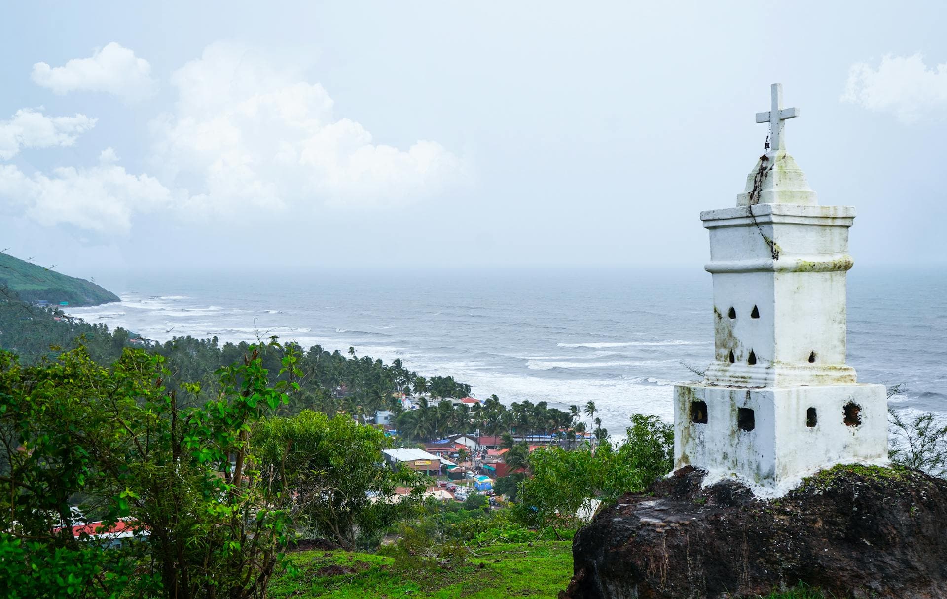 A coastal landscape in Goa, India