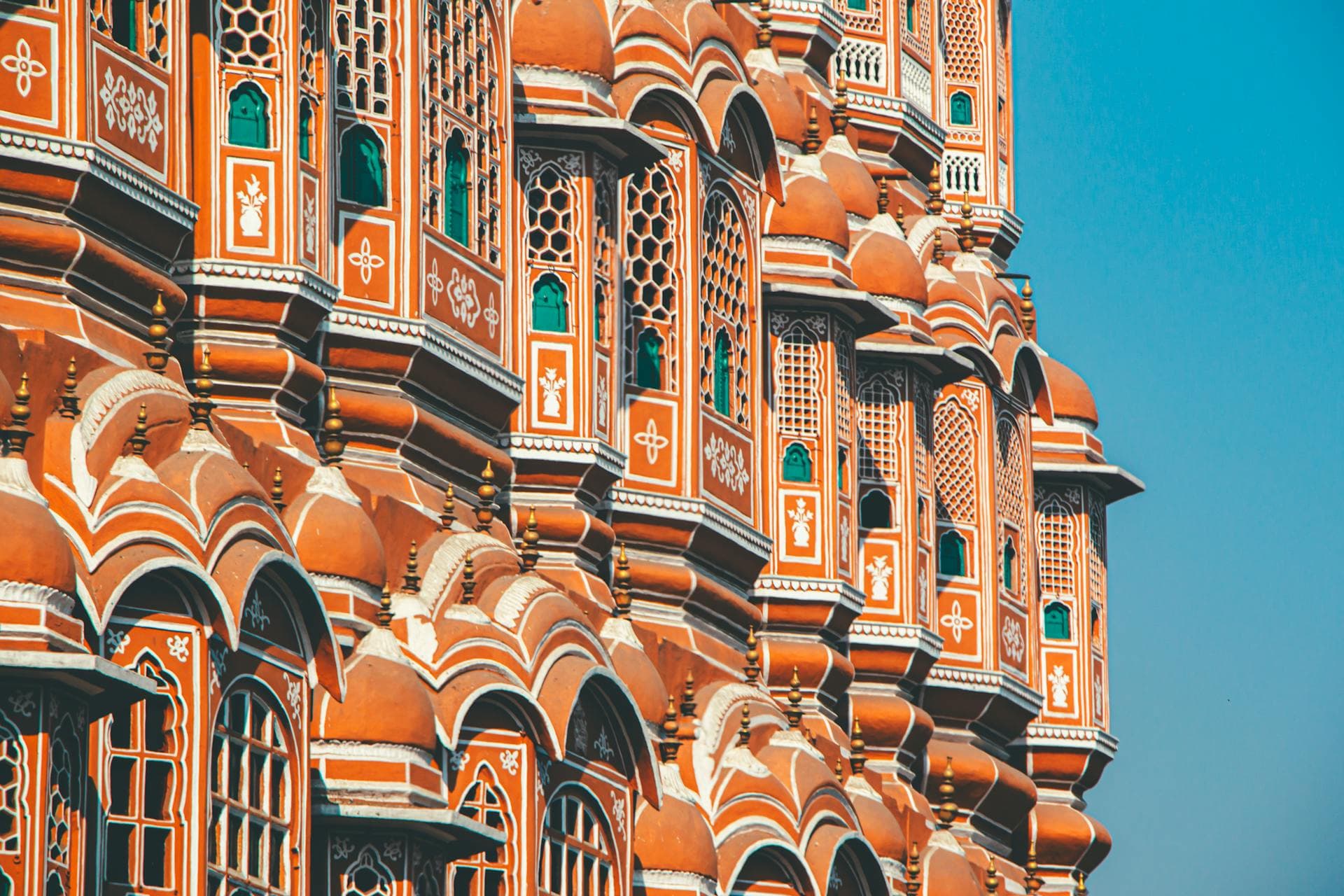 Historic architecture in Jaipur, Rajasthan