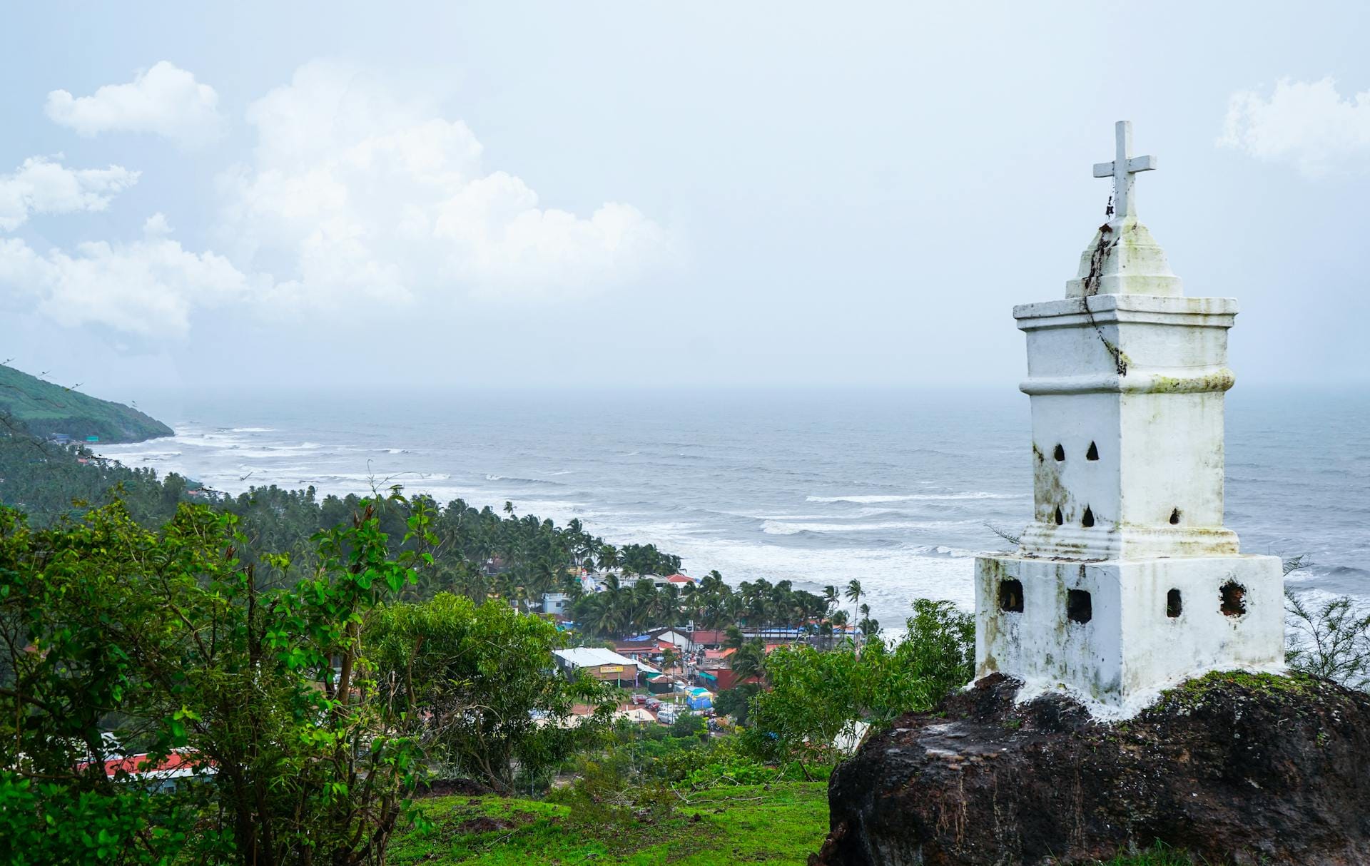 A coastal landscape in Goa, India
